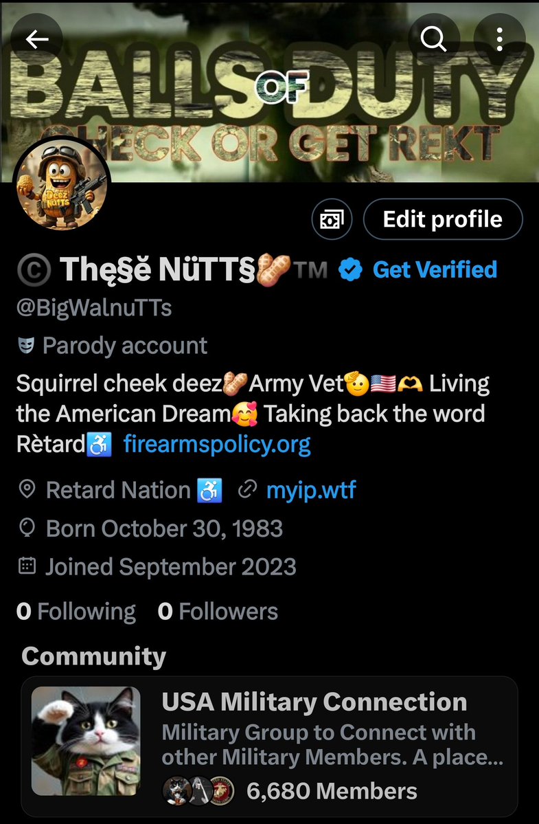 BigWalnuTTsII's tweet image. RIP my nig ๐ฅบ๐ซก
If you havent followed my other accounts, @ShadowBunnyXoXo @KingNiggarachi you need to.
