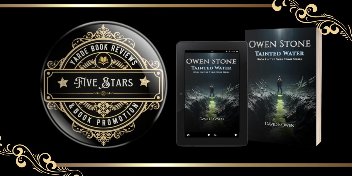 ❀༻Books Worth Reading༺❀
#BookReview - 5 STARS
Read with #KindleUnlimited 

✦ * . * Tainted Water
(Owen Stone Book 2)
By David E. Owen * . * ✦

maryanneyarde.blogspot.com/2025/07/book-r…

#BooksWorthReading #BookOfTheDay #Thriller