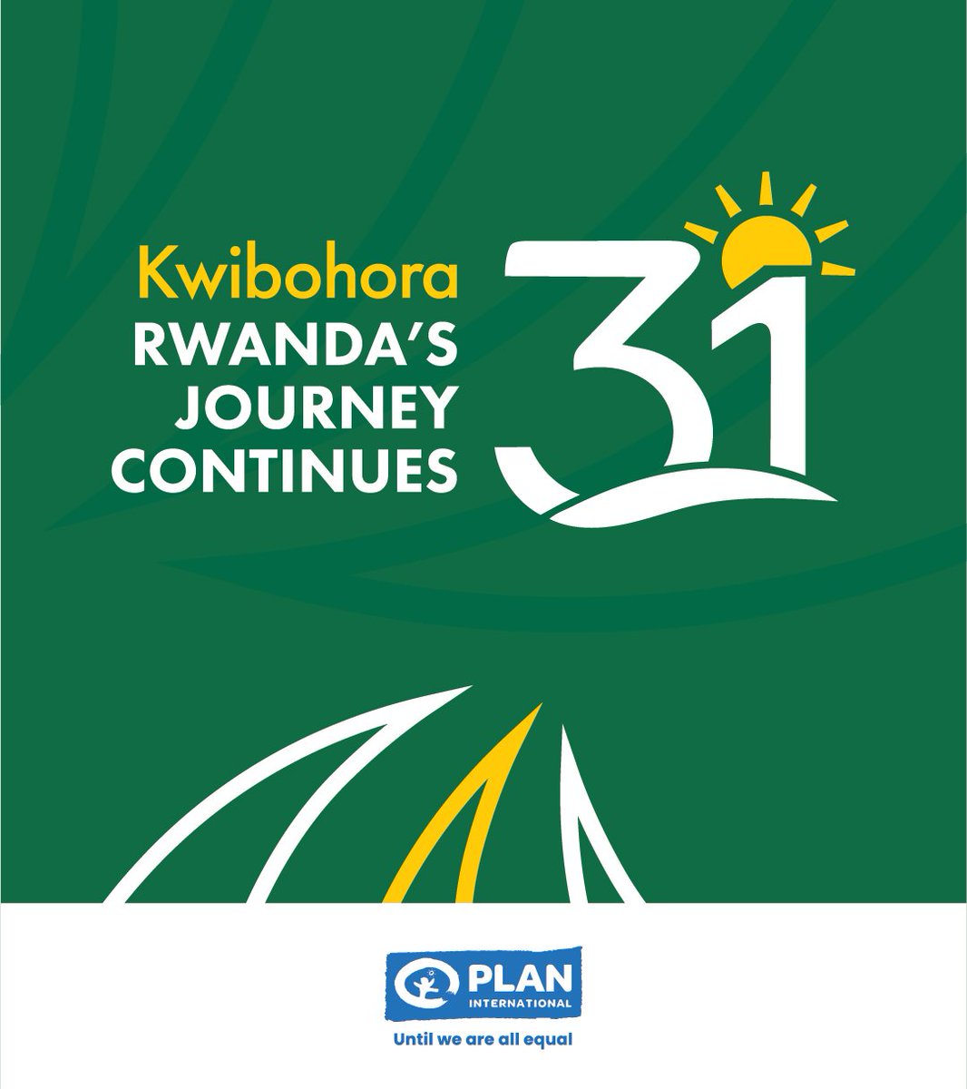 PlanRwanda's tweet image. Happy Liberation Day! 🇷🇼

@PlanRwanda joins all Rwandans, celebrating 31 years of courage, unity, and progress. 

We honour the heroes who paved the way for a brighter Rwanda that continues to rise and inspire.

#Kwibohora31