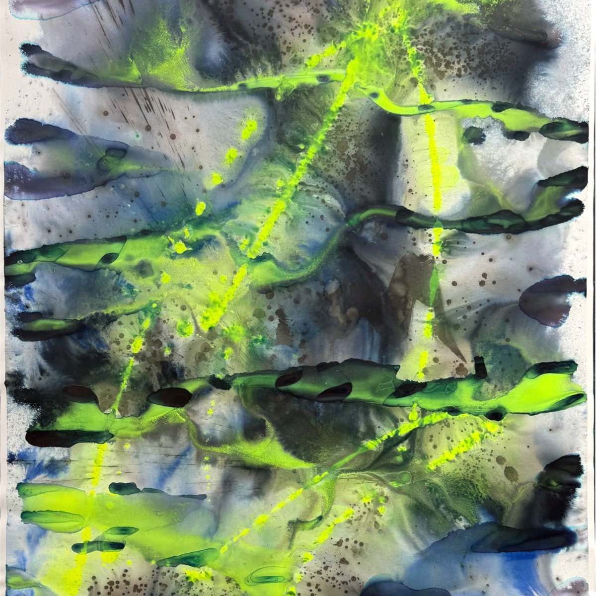 videogeist's tweet photo. ⚡ “Untitled 2025” – 150 × 111 cm
Acrylic, pigments, spray and ink on watercolor paper
🖼️ Original available – DM for inquiries
🛒 Fine art prints & editions → https://t.co/gMYRChDOKl
#philippgeist #videogeist #paintingonpaper #mixedmediaart #fluidabstraction https://t.co/JVDfteKZUQ