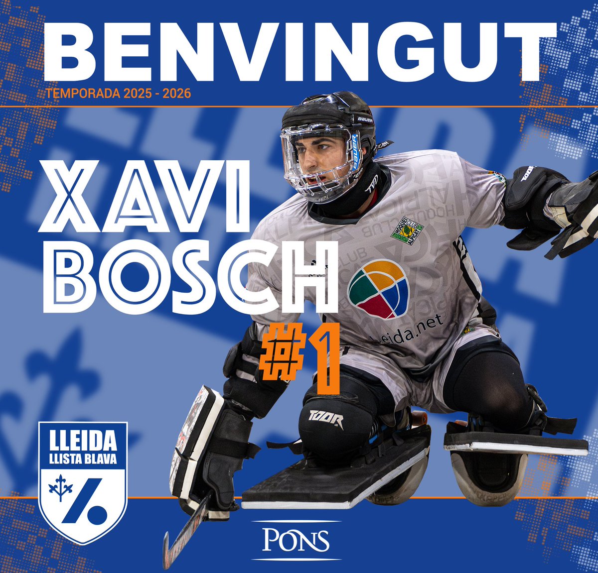 🏑 Benvingut Xavi! La porteria seguirà sent un dels puntals d’aquest equip amb aquesta incorporació! 💙🤍💙