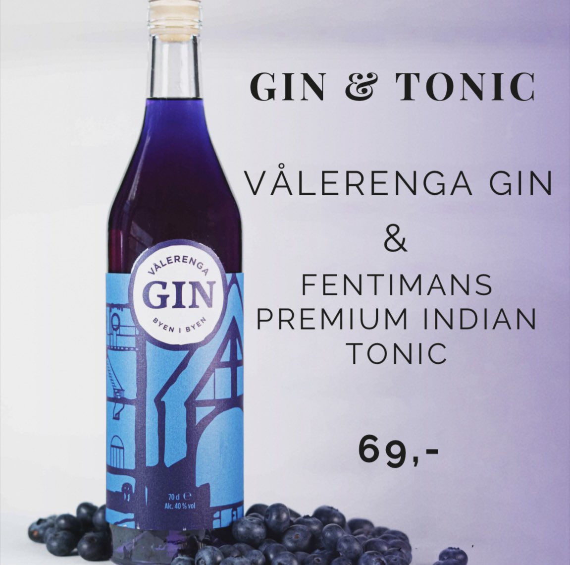 I morgen blir det releasefest for Vålerenga Gin på Øst før kamp. 🍹