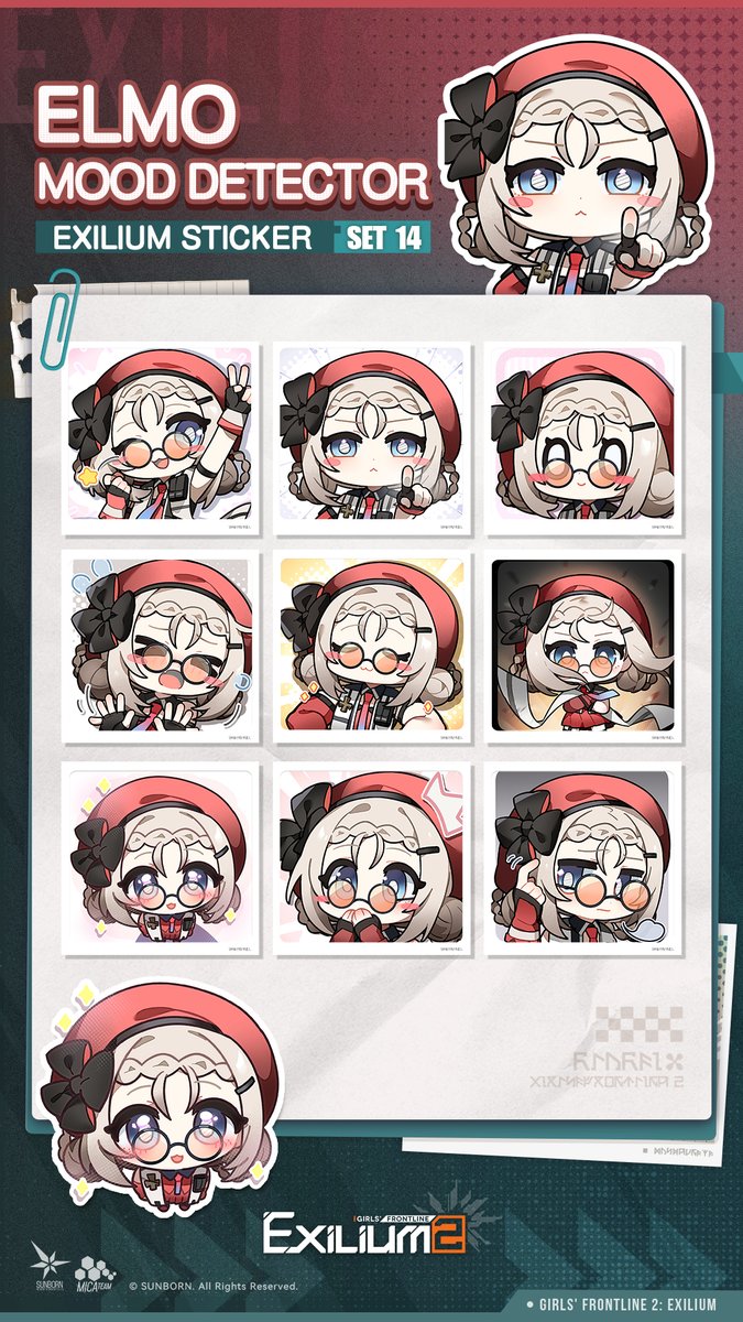 Exilium Sticker Set 14 [Elmo Mood Detector] Feel free to save and use ...