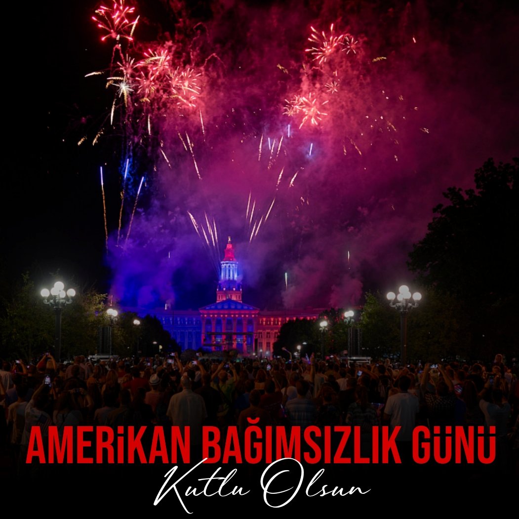 DailyAmerika's tweet photo. BAĞIMSIZLIK GÜNÜ KUTLU OLSUN! 🇺🇸 https://t.co/H45pLbKYjz