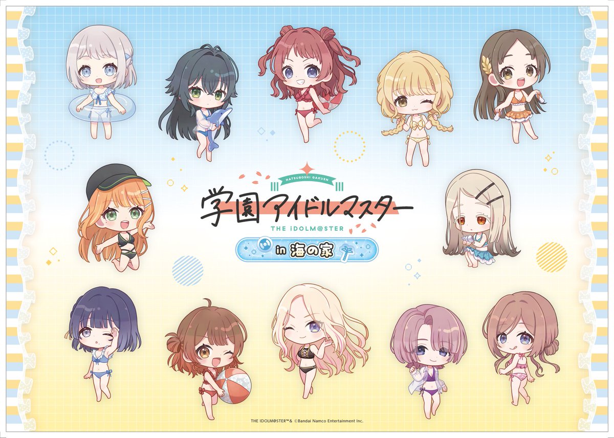 【イベント情報】スイパラコラボ
zutapoke.com/events/event/2…

スイパラコラボ第３弾開催決定！
さらに、江の島限定海の家では海の家限定イラストメニューグッズが用意されます！

この水着は江の島限定・・・！！！！

#学園アイドルマスター #学マス