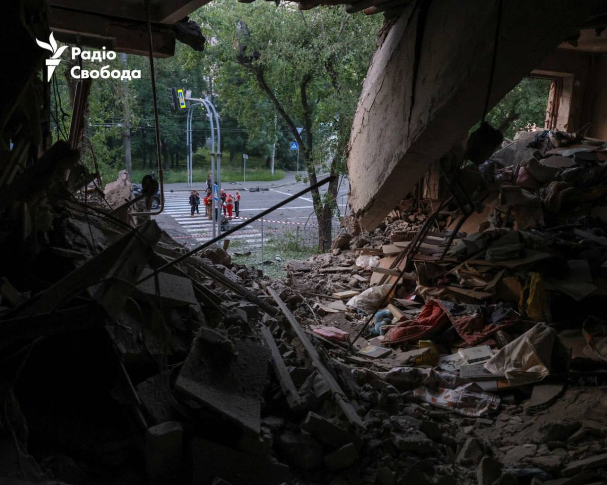 Kyiv today because of russia