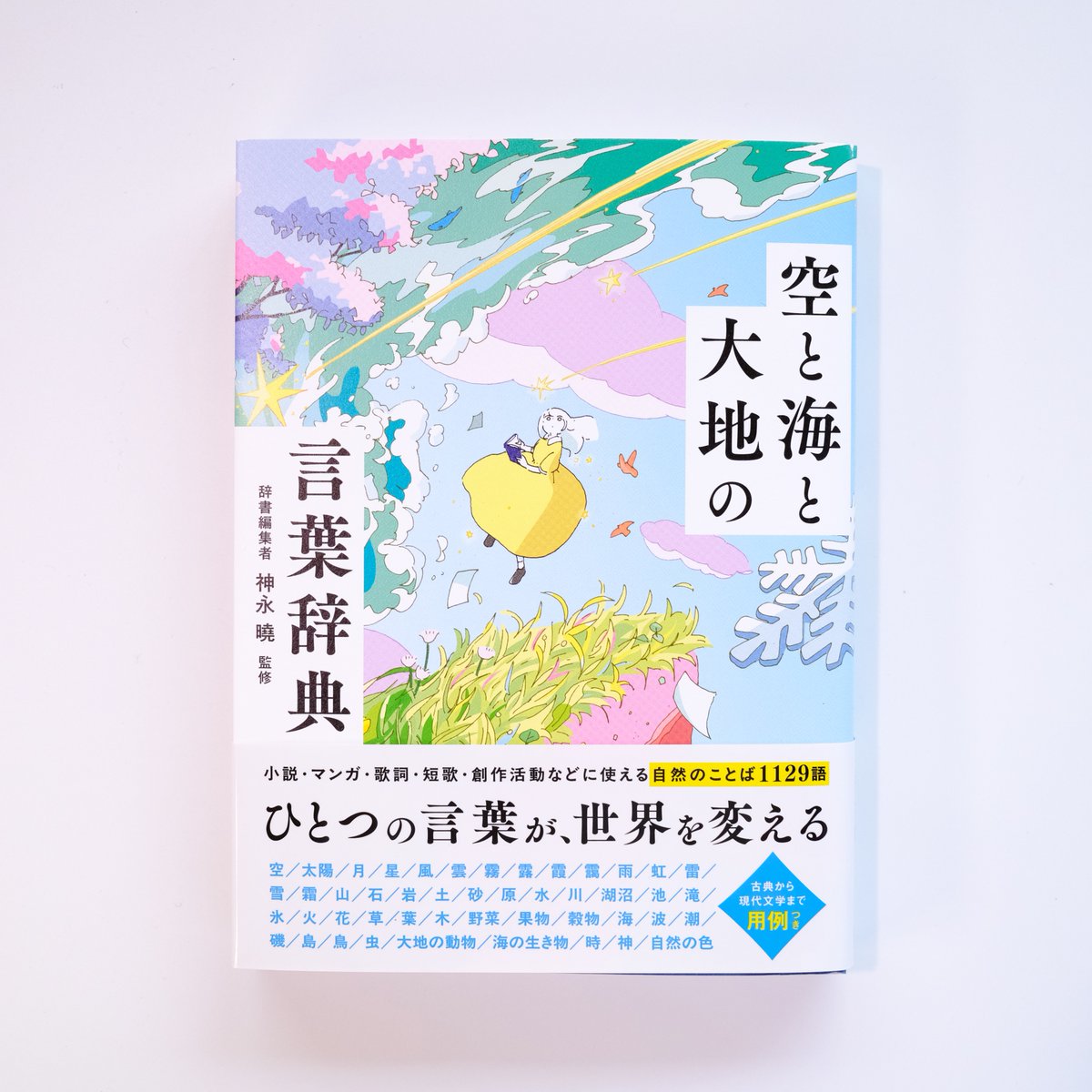 空と海と大地の言葉辞典』の装画を担当させていただきました。雪、月