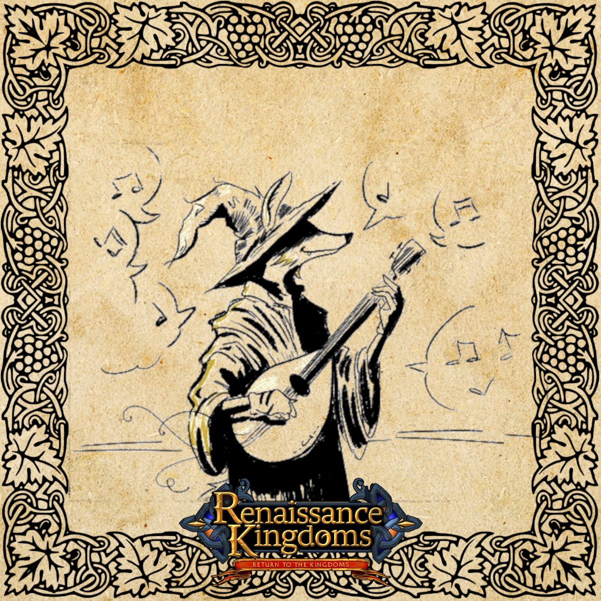 ✨ COMMUNITY HIGHLIGHT: Friendly Fellow by PB Amicie ✨
A gallant foxy bard by PB Amicie for the theme “Bard” made during the first edition of the RKtober 🦊

What would be your musical request for him? ☺️
#RenaissanceKingdoms