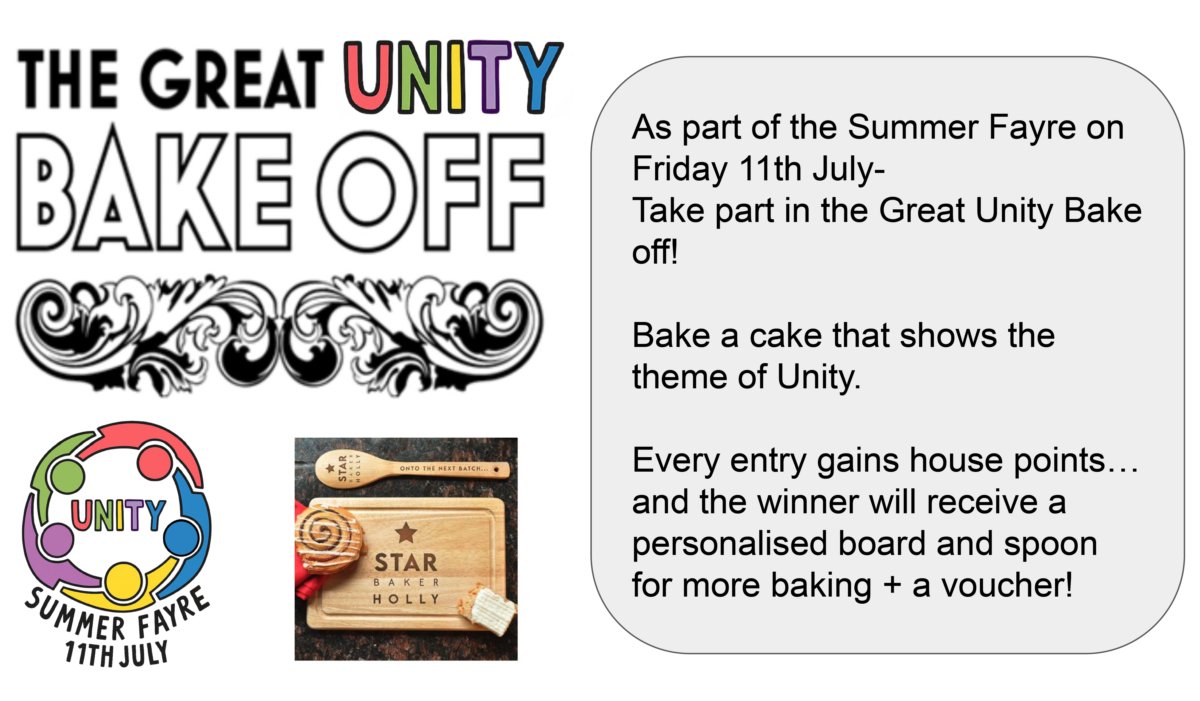 Join the Great Unity Bake Off 🍰