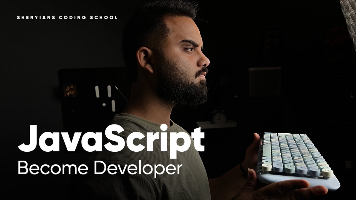 harshbhaiyaa's tweet image. “I understand JavaScript when I watch tutorial, but when I try coding it, I fail”
You will never say that again, if you watch this video on Sheryians Youtube.
JavaScript - Become Developer.
Launching Soon on Sheryians YouTube