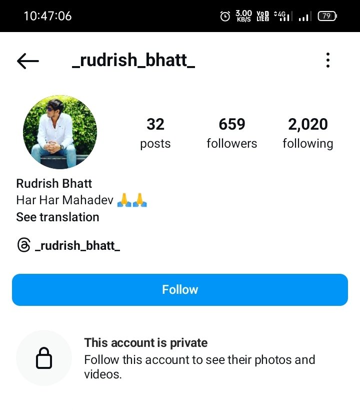 DivyaDhuni's tweet photo. This person Rudrish Bhatt has given life threats to our Jain community and Saints on my Instagram video which is based on Girnar's 5th Tonk. Later on he deleted the comment. 

https://t.co/woWKEfaFei 

Please report :

https://t.co/NYM1QuiUwM https://t.co/TGUe86y6Wp