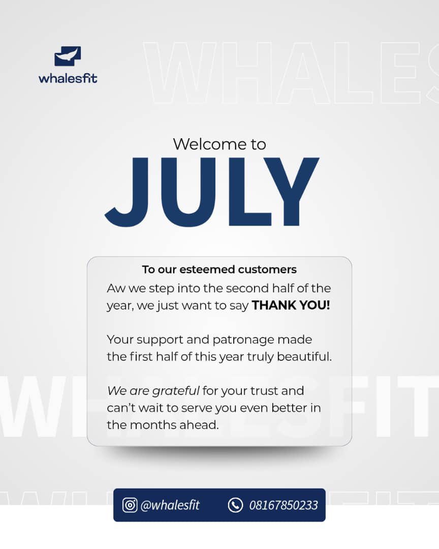 THANK YOU X FAMILY

Thank you for saying yes to Whalesfit 👕🐋👖 <a href="/Wizarab10/">Sir Dickson</a> <a href="/officialmoore7/">Moore Tips</a> <a href="/Ekitipikin/">Mayor Of Ekiti</a>