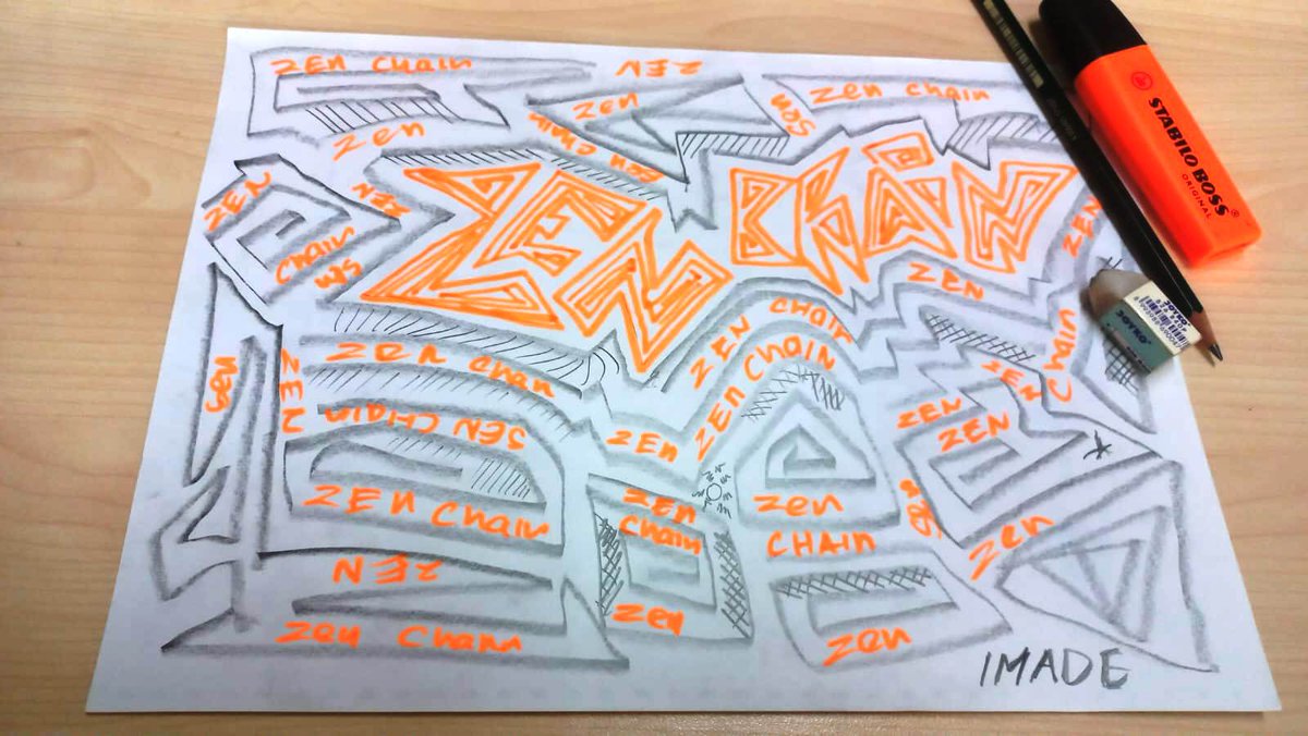 youthofpig's tweet image. @zen_chain
@ZenChainFam
Doddles zenchain  
combinasi handmade and digital colours

#Zenchain 
#Zendoodles 
#Indonesia_zen