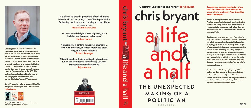 FBA (@felicitybryan) on Twitter photo Some stunning early praise for Chris Bryant's, A LIFE AND A HALF
āCharming, unexpected and honestā <a href="/RoryStewartUK/">Rory Stewart</a>
āAn unexpected delight. Fearlessly frank, just a little bit scurrilous, and full of heartā <a href="/GrahamNortonSh/">Graham Norton Show</a>
Out next month with <a href="/BloomsburyBooks/">Bloomsbury Books UK</a> Some stunning early praise for Chris Bryant's, A LIFE AND A HALF
āCharming, unexpected and honestā <a href="/RoryStewartUK/">Rory Stewart</a>
āAn unexpected delight. Fearlessly frank, just a little bit scurrilous, and full of heartā <a href="/GrahamNortonSh/">Graham Norton Show</a>
Out next month with <a href="/BloomsburyBooks/">Bloomsbury Books UK</a>