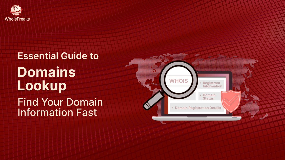 whoisfreaks's tweet image. 🔍 Need to know who owns a domain? Or when it expires?
This essential domain lookup guide shows you how to find critical domain data fast — and stay ahead of cyber threats.
👉 whoisfreaks.com/resources/blog…
#DomainLookup #WHOIS #CyberSecurity