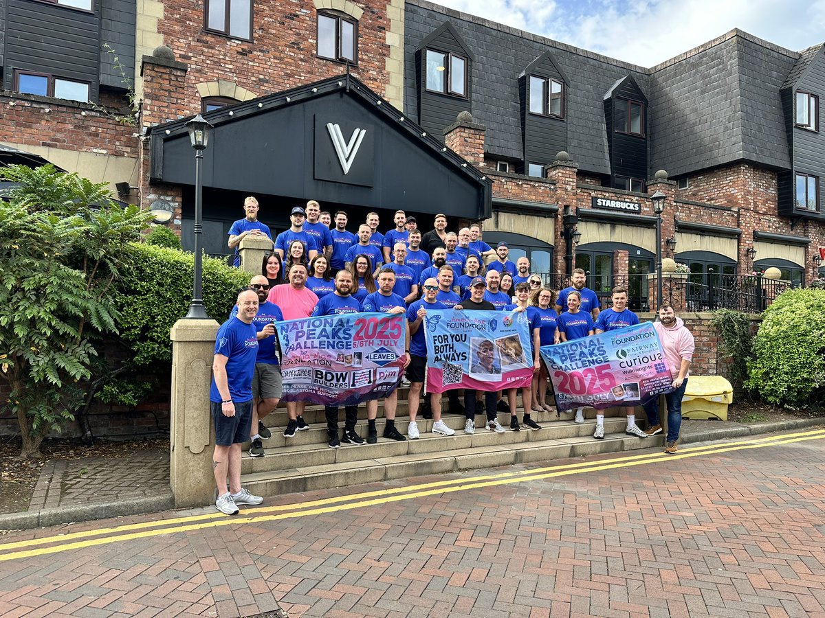 And we’re off! 🏴󠁧󠁢󠁳󠁣󠁴󠁿 

📸 READY TO CLIMB FOR A CAUSE!
Here they are — the incredible team about to take on the National 3 Peaks Challenge for The Amelia-Mae Foundation! 🏔️💪

All to raise funds and awareness for children fighting neuroblastoma.

#ThreePeaksOneMission #Neuroblastoma