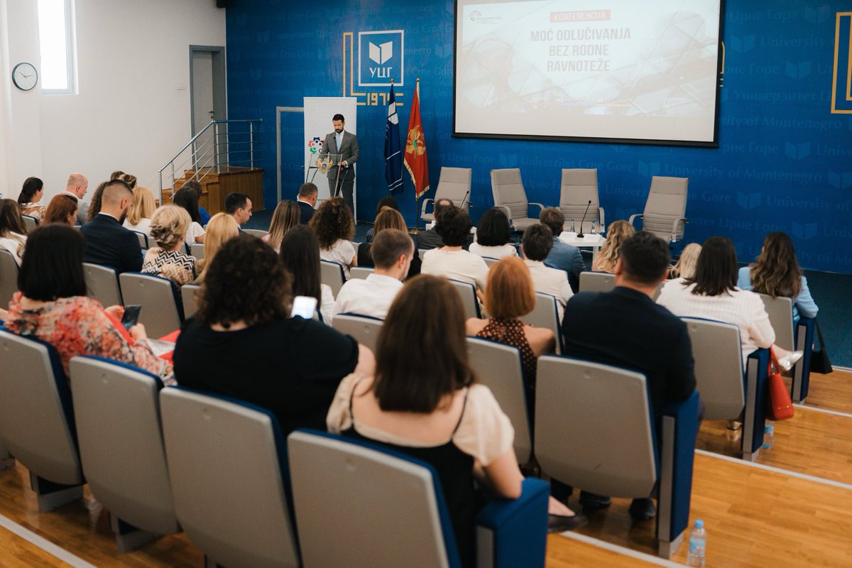 JakovMilatovic's tweet image. Tokom otvaranja konferencije „Moć odlučivanja bez rodne ravnoteže“, u organizaciji @GACrnaGora istakao sam da institucije ne mogu služiti svima ako ne predstavljaju cijelo društvo i ako nema prave reprezentativnosti.
Poručio sam da rodna ravnoteža nije pitanje političke…