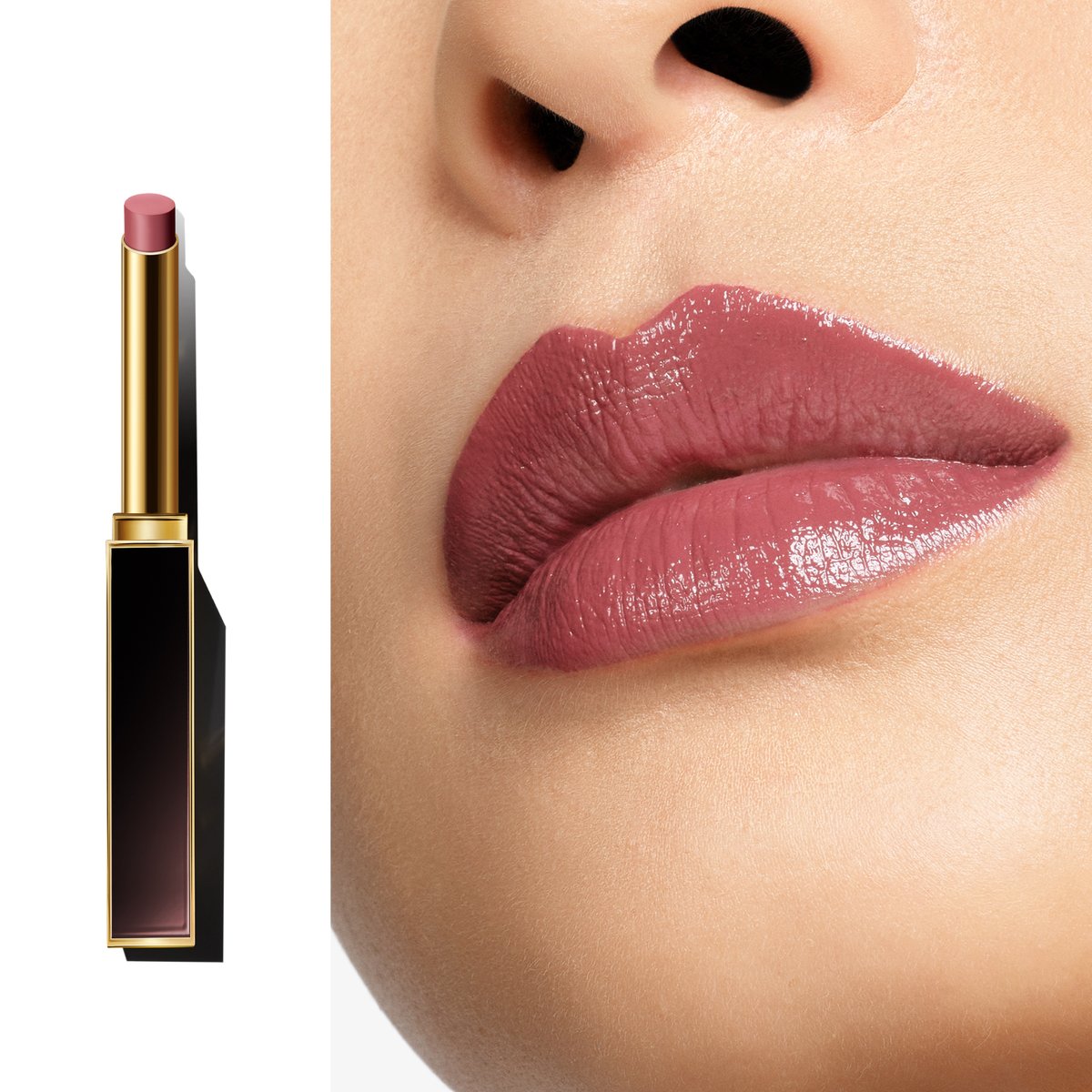 スリムリップ 新色のご紹介 ② 】 □158 カサブランカ 唇にドラマを