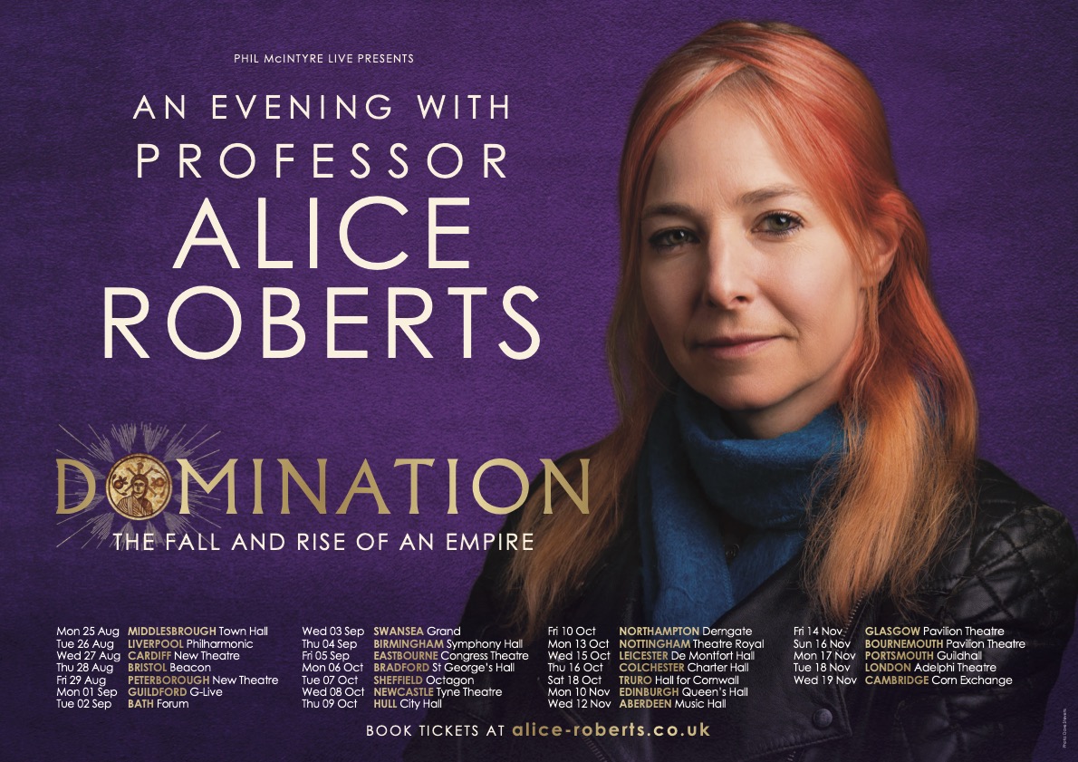 theAliceRoberts's tweet image. Come and see me in late summer into autumn - talking about my new book - and the empire that never fell... I'm touring all around Britain so hopefully landing somewhere near you for one of the shows!
alice-roberts.co.uk/tour