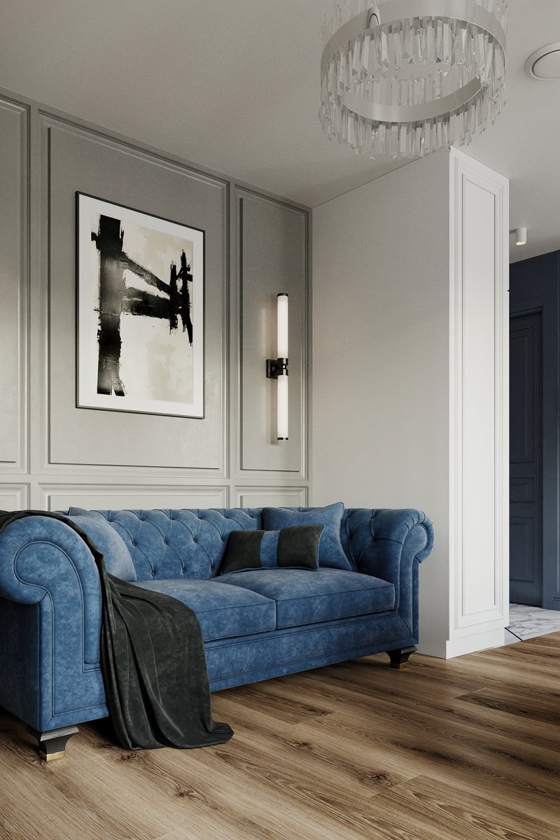 ViraRemont's tweet image. ✨ Хрустальная люстра, тёмное дерево, синий бархат — и капля абстракции.
Гостиная, где классика и современность мурчат в унисон.
eremont.ru/gallery/apartm…

#дизайнгостиной #стильныйдом #котодизайнер