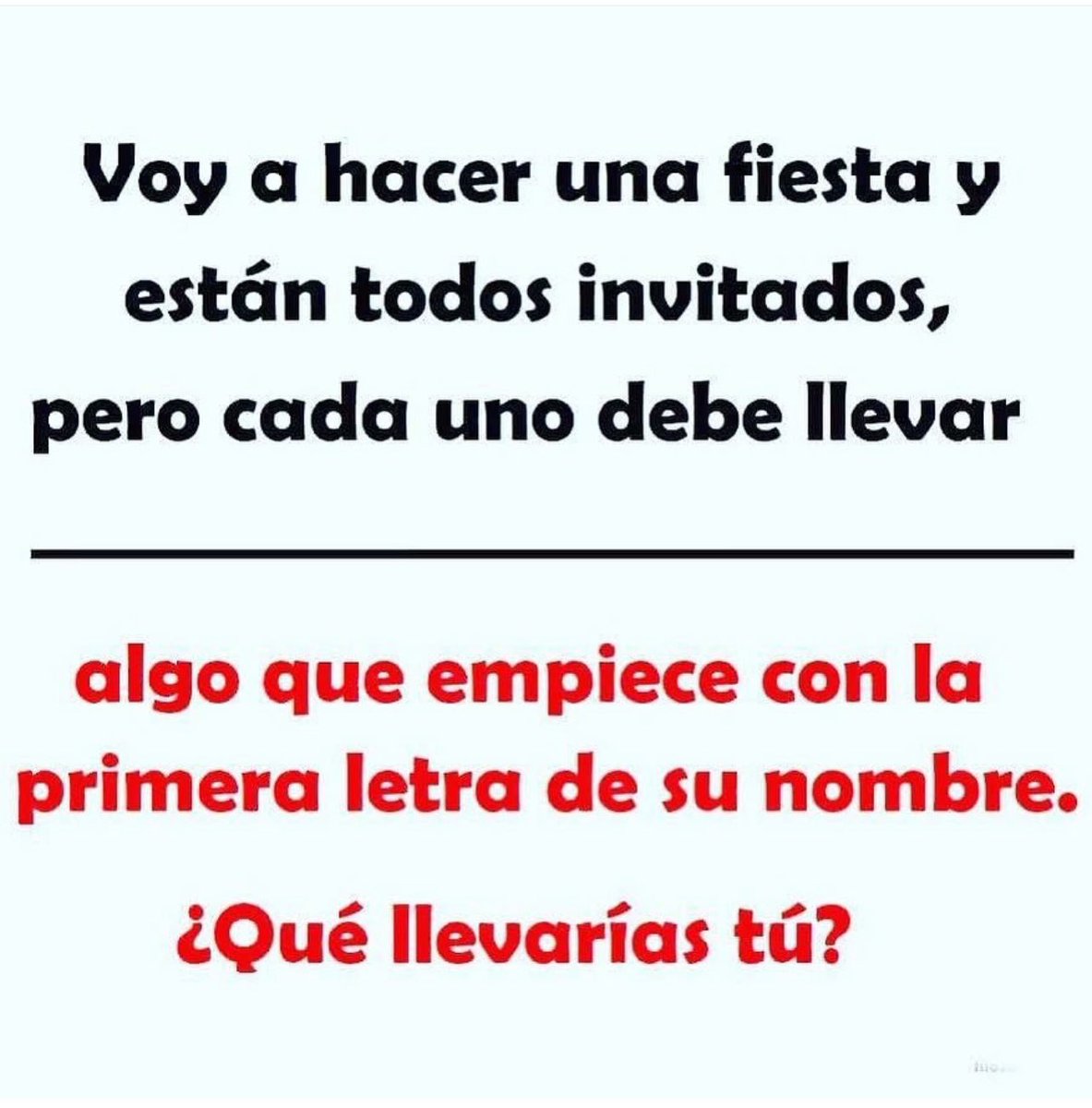 ¿Qué llevarías tú?