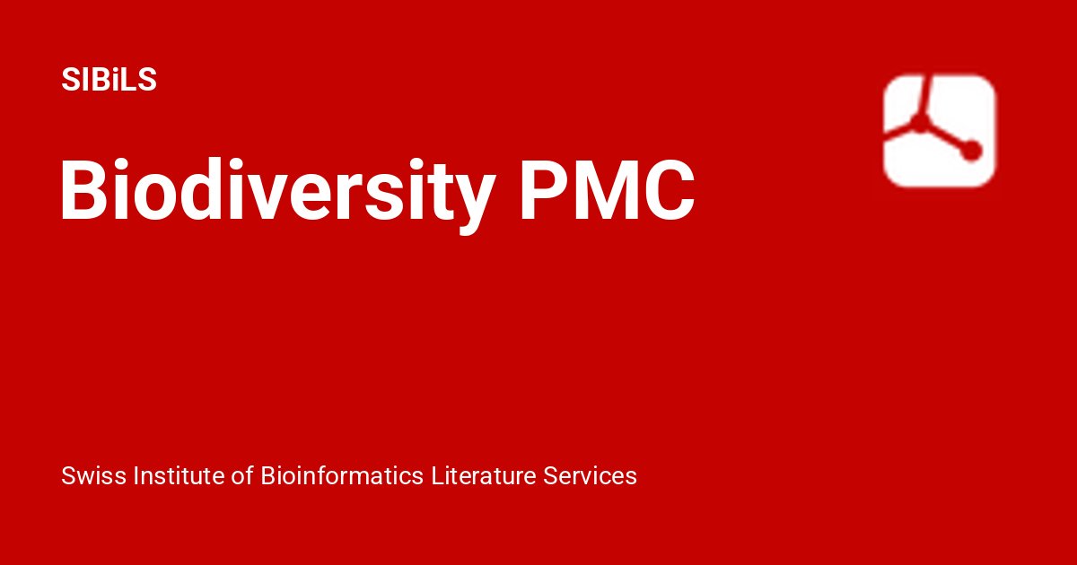 Pensoft's tweet image. 🤔Ever used the #SIBiLS database (a.k.a. #BiodiversityPMC) to browse #scientific literature in search of e.g. species traits or biotic interactions?
📝Help us improve it by filling out this 5-min survey: heg.qualtrics.com/jfe/form/SV_3q…
ℹ️About BiodiversityPMC: blog.pensoft.net/2024/02/14/tow…