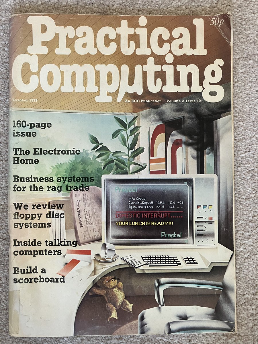 Today’s arrival, from the late ‘70s. Hopefully some early mentions of the MZ-80K in this one :)