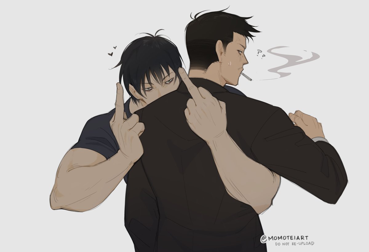 toji gives him no peace tbh #shiutoji #jjk