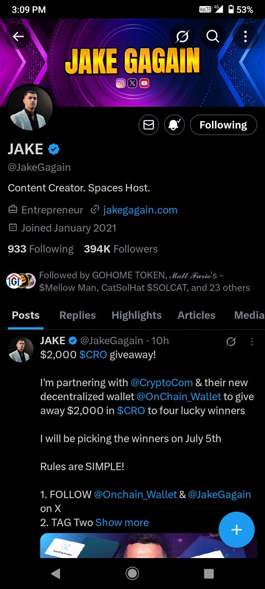 FanBeastie's tweet photo. @JakeGagain @cryptocom @onchain_wallet Thanks Jake ✨
Lezzz go 🔥🔥🔥
@leofrith56 @likaon89k  check this out https://t.co/x1ZHp6oSkb