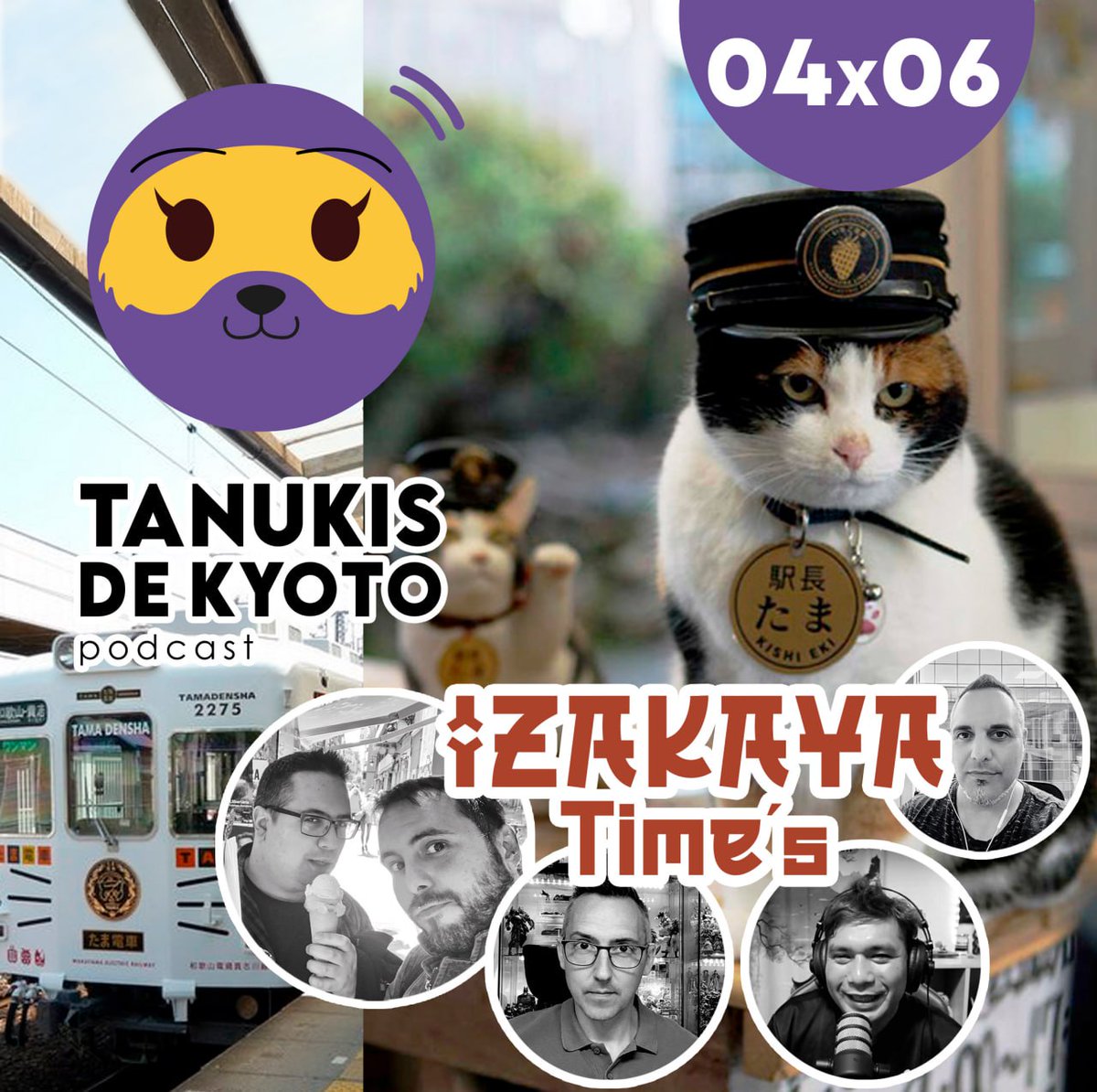 ¡Tanukis, volvemos a la carga esta tarde a las 17h con un nuevo episodio!
Hoy tenemos el gusto de presentaros a esta gatita tan kawaii 🦝❤️🐈🚄🇯🇵

#podcast #japon