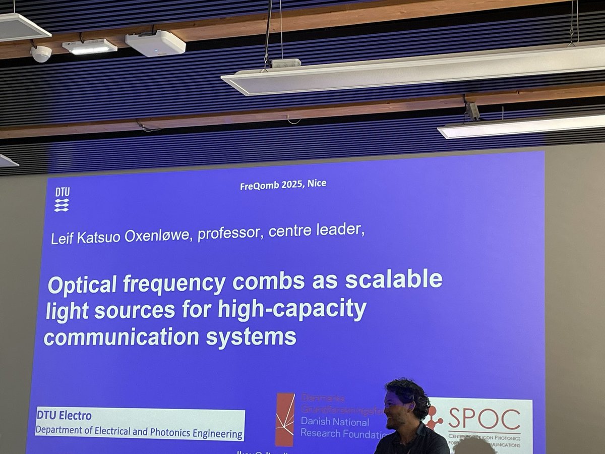 Leif Oxenlowe on combs for high-capacity communications.