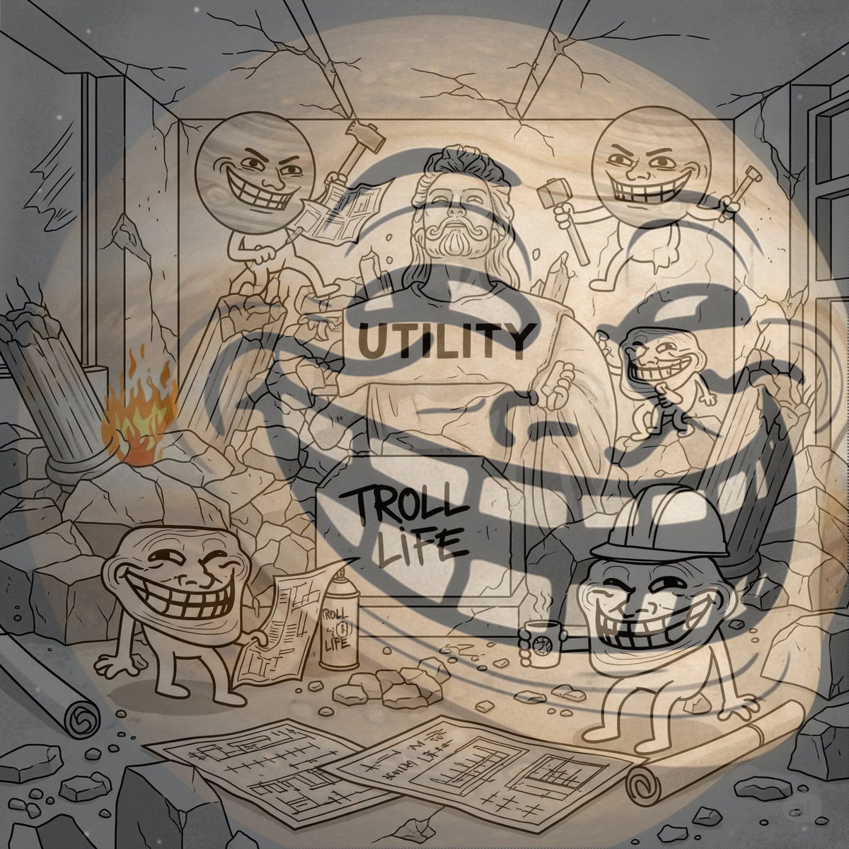 Jupitroll's tweet photo. We weren’t born to build. We were born to troll.
#JUPITROLL https://t.co/eX6wnEOuSh