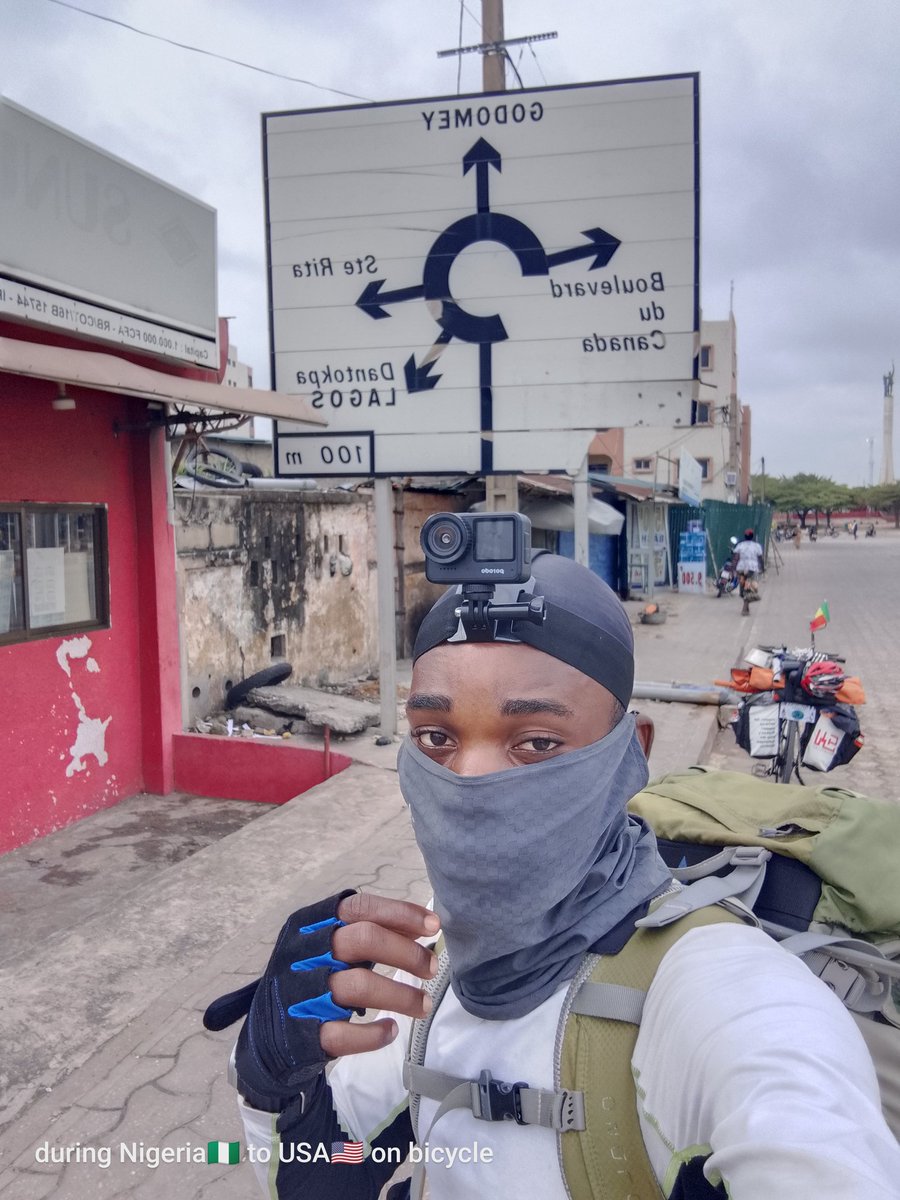 Emmiwuks π₯·π₯· (@emmiwuks) on Twitter photo Day 5 Live at Cotonou π§π―
Project - NIG2USA π³π¬πΊπΈ ON BICYCLE
A journey to raise funds and awareness for IDPs and orphaned children in Nigeria and across Africa.
To everyone walking this journey with me, thank you. It hasnβt been easyβ¦ riding under the scorching sun, soaked by the Day 5 Live at Cotonou π§π―
Project - NIG2USA π³π¬πΊπΈ ON BICYCLE
A journey to raise funds and awareness for IDPs and orphaned children in Nigeria and across Africa.
To everyone walking this journey with me, thank you. It hasnβt been easyβ¦ riding under the scorching sun, soaked by the