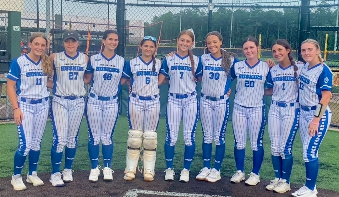 Empire State Huskies 14U National (@state14unat) on Twitter photo Congratulations to these ladies for winning the 16u Gold Bracket of East Coast IDT Adventure Sports. 💪🥎🏆Future is bright for these 2027/2028's.
Next up ATL
<a href="/EStateHuskies/">Empire State Huskies</a> <a href="/CoachJoeHuskies/">Joe Porcelli</a> <a href="/CoachPenny_OLY/">Penny Rosario Roberts</a> <a href="/Johnknopf10/">John Knopf</a> @Jwheat14 <a href="/HuskiesDelSalto/">Empire State Huskies - DelSalto</a> <a href="/3N2Sports/">3N2 Sports</a> #Rowtheboat #GDTBAH Congratulations to these ladies for winning the 16u Gold Bracket of East Coast IDT Adventure Sports. 💪🥎🏆Future is bright for these 2027/2028's.
Next up ATL
<a href="/EStateHuskies/">Empire State Huskies</a> <a href="/CoachJoeHuskies/">Joe Porcelli</a> <a href="/CoachPenny_OLY/">Penny Rosario Roberts</a> <a href="/Johnknopf10/">John Knopf</a> @Jwheat14 <a href="/HuskiesDelSalto/">Empire State Huskies - DelSalto</a> <a href="/3N2Sports/">3N2 Sports</a> #Rowtheboat #GDTBAH