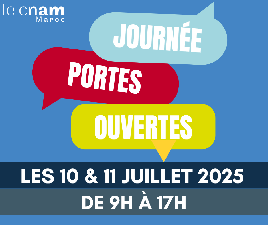 CnamMaroc's tweet photo. Vous souhaitez faire évoluer votre #carrière, vous reconvertir ou acquérir de nouvelles #compétences ? Le Cnam vous accompagne dans votre projet de #formation !
Rendez-vous les jeudi 10 et vendredi 11 juillet 2025, de 9h00 à 17h00 au Cnam Casablanca et Oujda, https://t.co/cB269Du7Zq