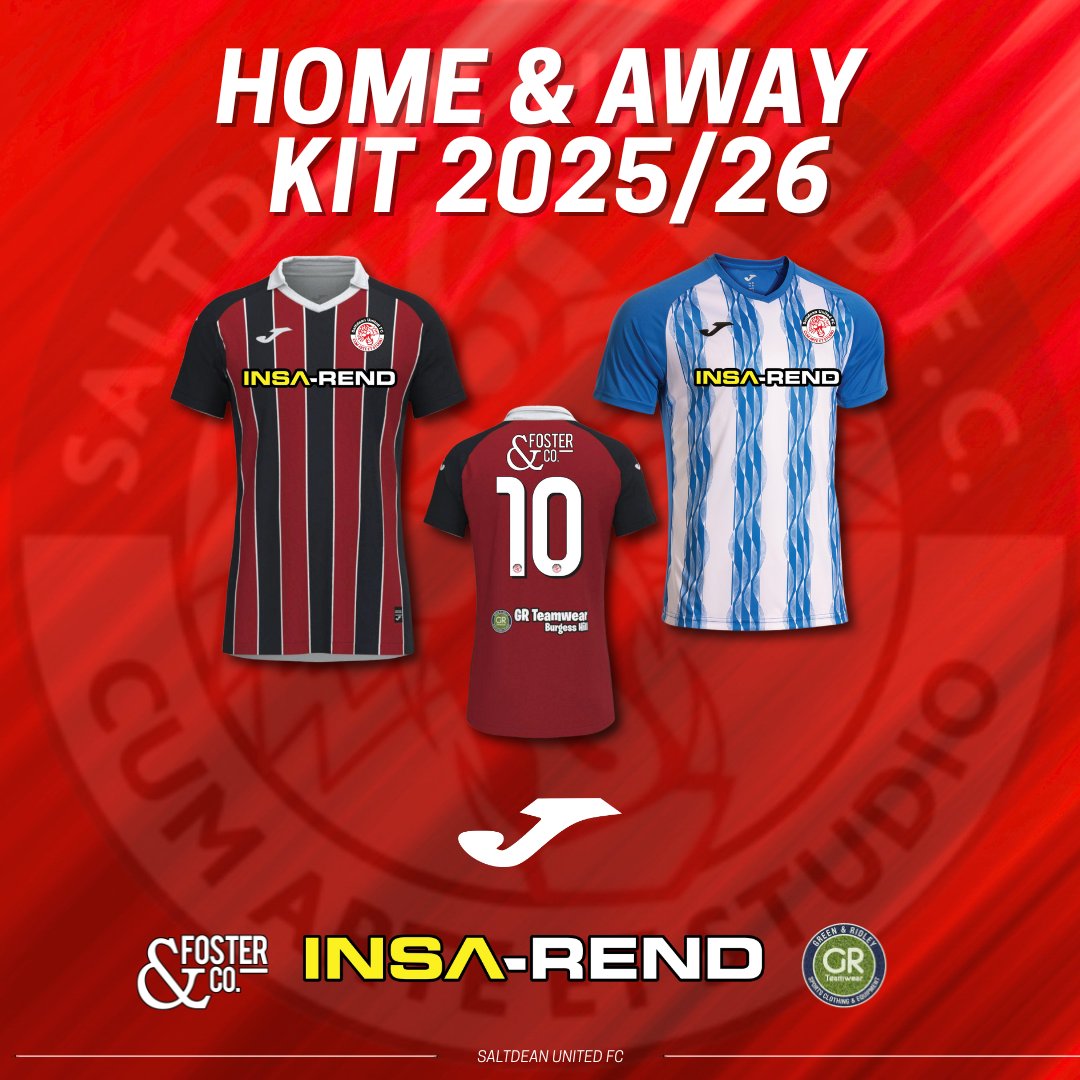 Saltdean United FC (@saltdeanfc) on Twitter photo ๐ It's time to say hello to Saltdean United's new home & away shirts for the 2025/26 season!
๐ซก A massive thank you to <a href="/GRTeamwear/">GR Teamwear</a> for sorting out all of our kit for the new campaign.
#COYT ๐ฏ ๐ It's time to say hello to Saltdean United's new home & away shirts for the 2025/26 season!
๐ซก A massive thank you to <a href="/GRTeamwear/">GR Teamwear</a> for sorting out all of our kit for the new campaign.
#COYT ๐ฏ