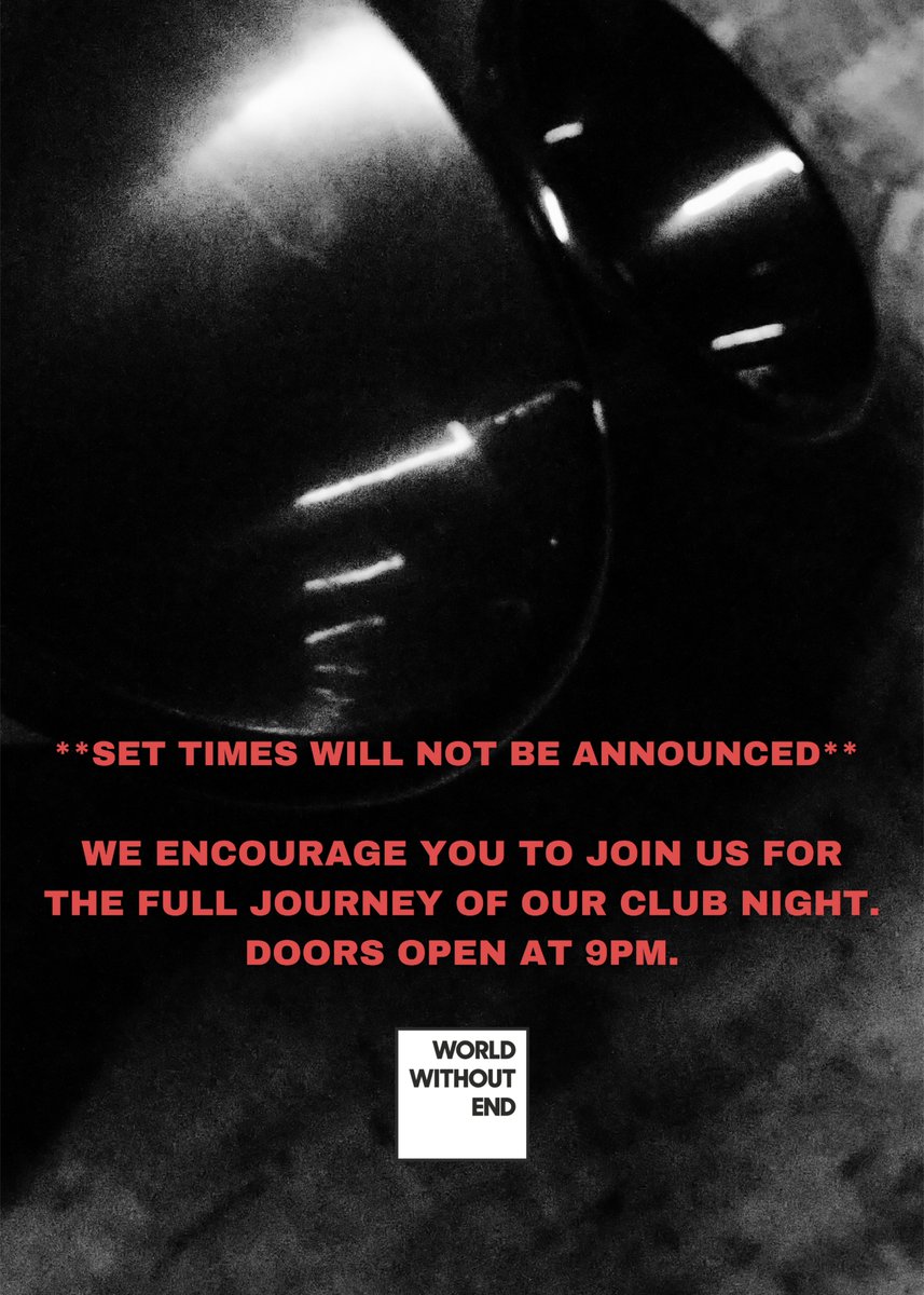 wrld_withoutend's tweet image. No set times announced.
Pull up from 9PM and ride it out.
Let the music lead. 

Tickets - howler.co.za/CLUBNIGHT-JULY5