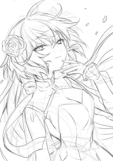 英霊星行ジャンヌオルタ線画
いつもの見切り発車色塗りへ...😇

#ジャンヌ・オルタ #FGO 