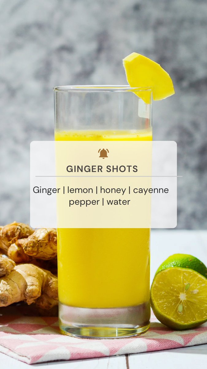 SheSpelOfficial's tweet image. Meet your morning hype squad: Ginger, Lemon, Honey, Cayenne & Water.
This tiny glass boosts your immunity, kicks inflammation, fires up your metabolism, and sends toxins packing. 1 shot a day on an empty stomach is all you need
#WellnessShot #TinyButFierce