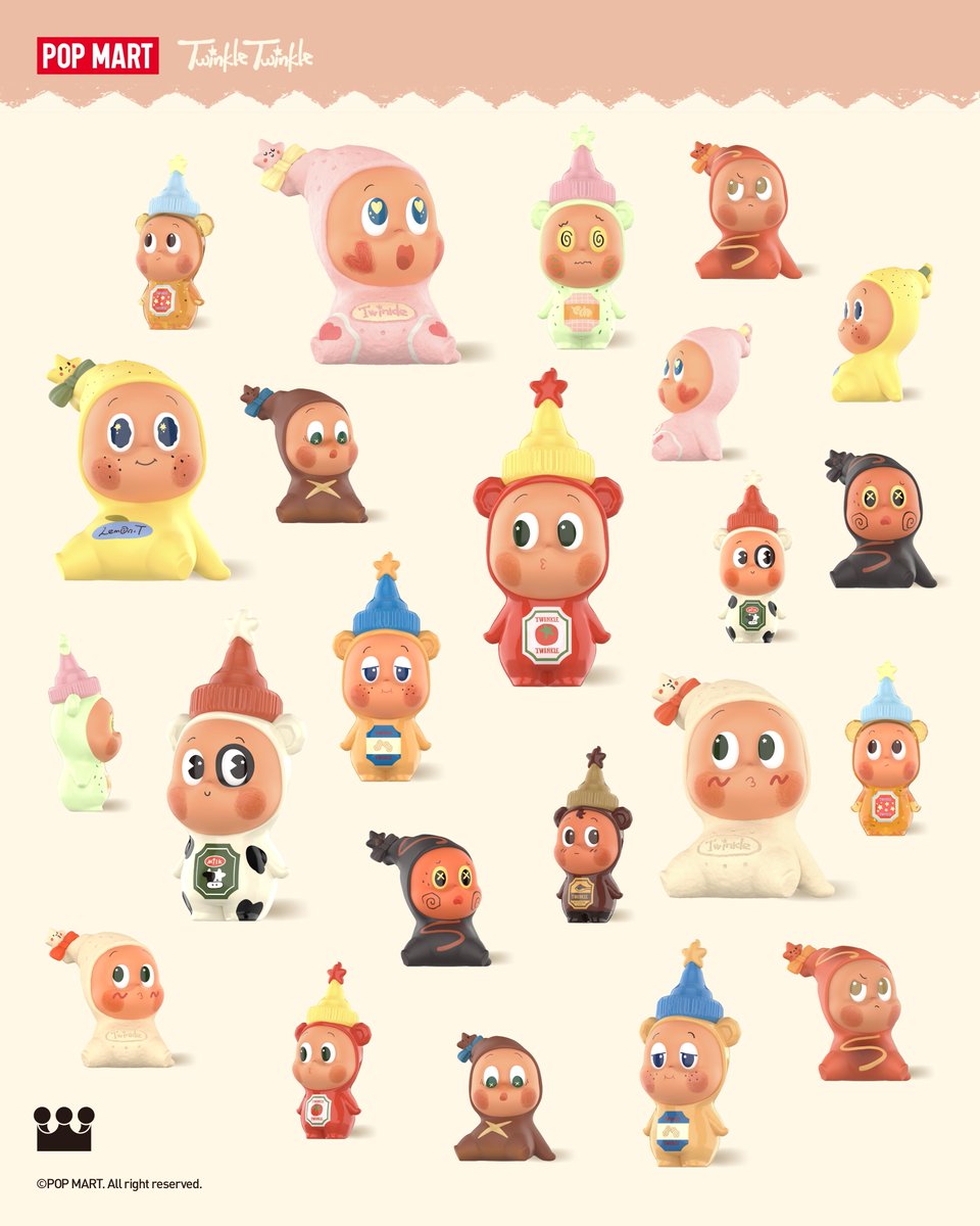 Oops! One of the 𝐓𝐰𝐢𝐧𝐤𝐥𝐞 𝐓𝐰𝐢𝐧𝐤𝐥𝐞 figures is missing its pair. Can you spot the lonely one? 👀

#POPMART #twinkletwinkle #blindbox #createyourtaste #arttoy