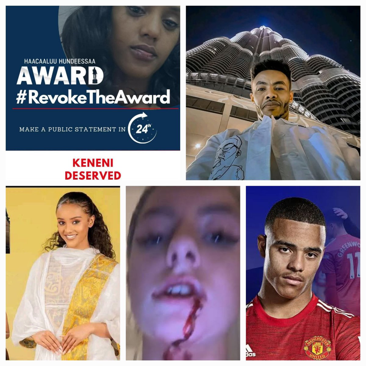 Greenwood በፍቅረኛው ላይ ያደረገው ነገር ለክለቡ image አይመጥንም ብሎ ከራሱ ገሸሽ ያደረገበትን አለም አይተን በፍርድ ቤት ገና ውሳኔ ያላገኘ እንዲሁም ከድብደባ አልፎ ግድያ ተፈፅሞ ሳለ ለሱ ሽልማት የሚሰጥን አካል ምንድነው ማለት የሚቻለው?
#ፍትህ