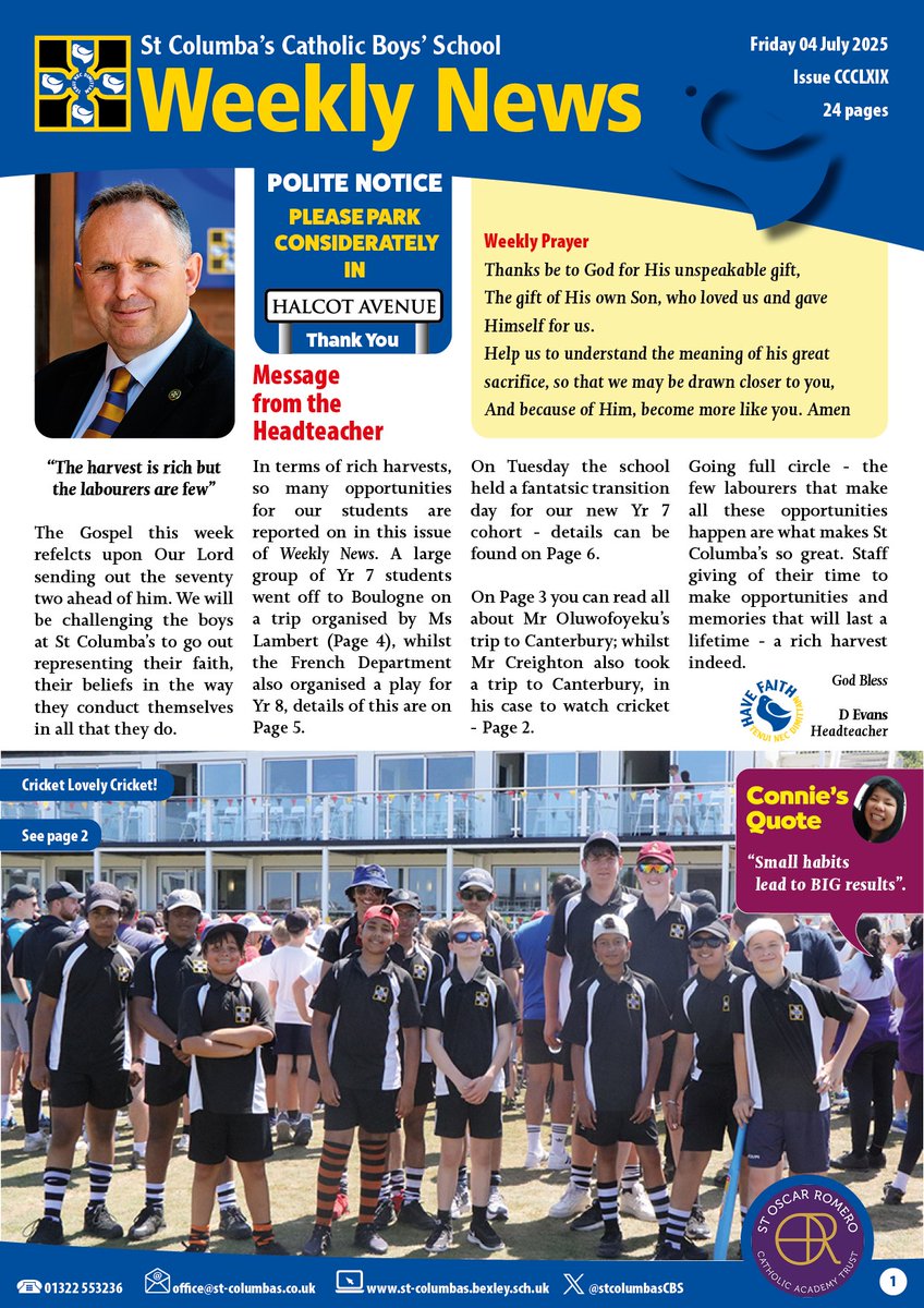 StColumbasCBS's tweet image. Can't stay long, due on the field for Sports Day but here's #WeeklyNews shorturl.at/n1nJp
No I'm not competing, score sheet wrangler and DJ
#HappyDays
@rcaoseducation @SORCATrust