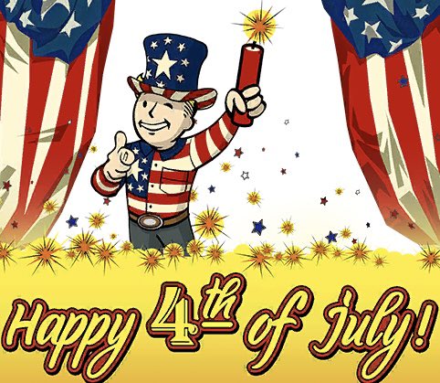 Happy 4th! Be safe with those fire works now!