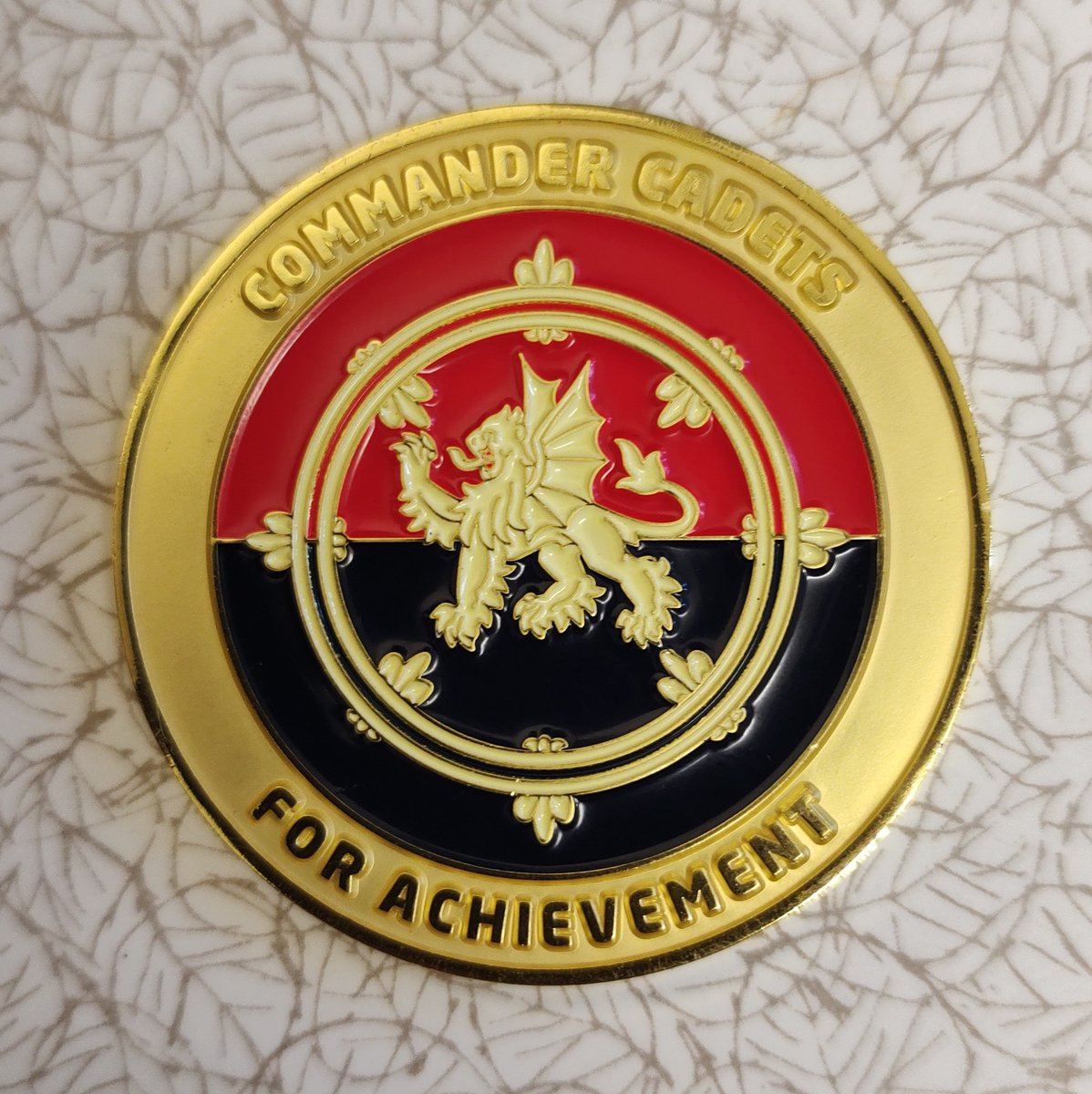 Surprised and grateful to be presented a Coin for Achievement yesterday during a visit from <a href="/DCOMDCadets/">Deputy Commander Cadets - Army Cadets UK</a> at Altcar Camp for our #brilliant development as a Contingent.A testament to the hard work of the whole <a href="/TheRoyalSchool/">The Royal School</a> #CCF Team over the years. <a href="/CCFcadets/">Combined Cadet Force</a> <a href="/ArmyCadetsUK/">Army Cadets UK</a>