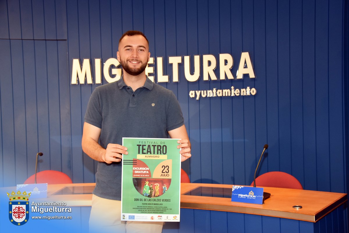 El Ayuntamiento de Miguelturra y la Asociación para el Desarrollo del Campo de Calatrava llevan el teatro clásico a los jóvenes de la localidad 

miguelturra.es/ayuntamiento-m… 

@aytomiguelturra @cjmiguelturra  #MiguelturraESjuventud #MiguelturraEScultura