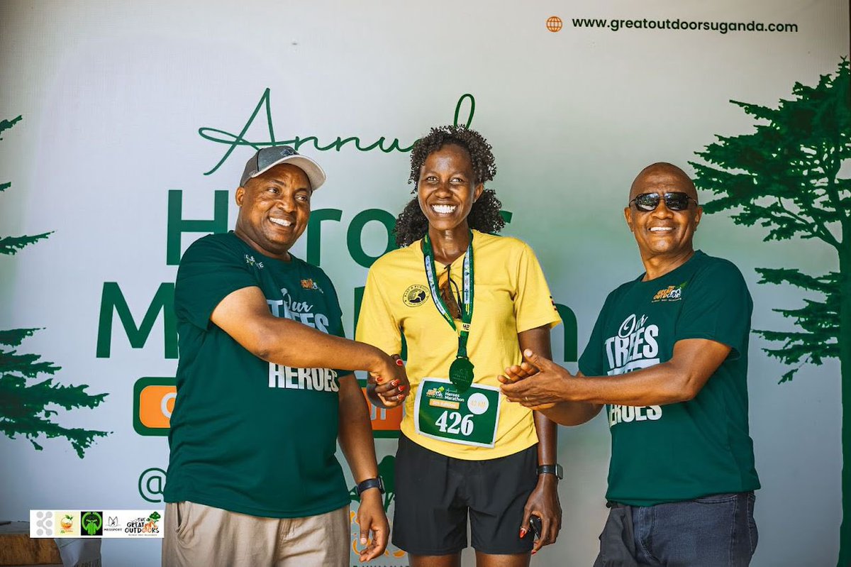 Meet Cecilia Alonyo – 1st female to cross the finish line in the 42KM run at #HeroesMarathon2024! 🏃‍♀️💨
Strength. Endurance. Grit.
She ran her race, and she conquered it. 👑

#TheGreatOutdoorsUG #WomenInSports #ChampionMindset #WinningTogether #CelebrateGreatness