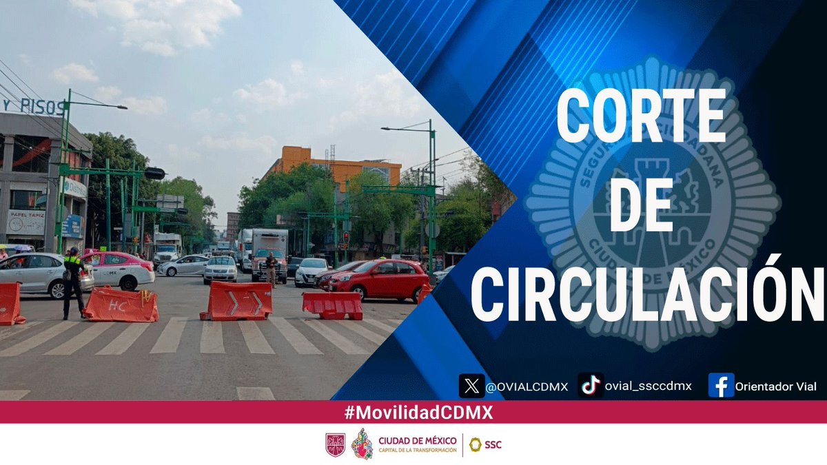 OVIALCDMX's tweet image. #PrecauciónVial | Cierre de carriles en Av. del Rosal desde Rosa Venus hacia Rosa Verde. #AlternativaVial | calle Tiziano.