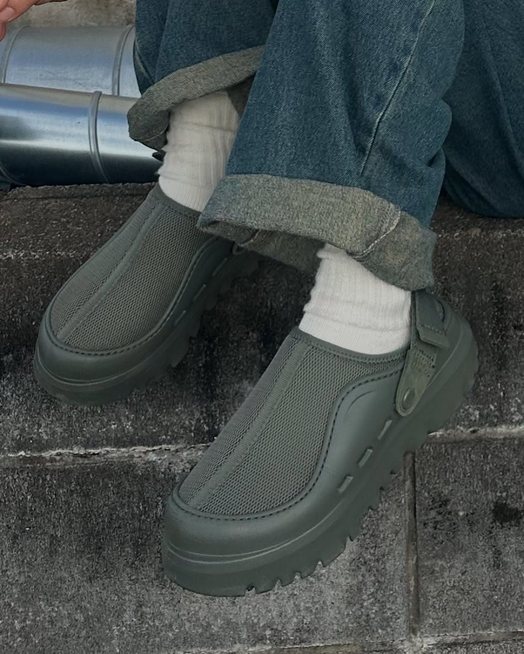 ★UGG EXPRESS★ Waffle Curly ウールカラー スリッポン 【6色】 ☆UGG EXPRESS☆ Waffle Curly ウールカラー スリッポン 【6色】