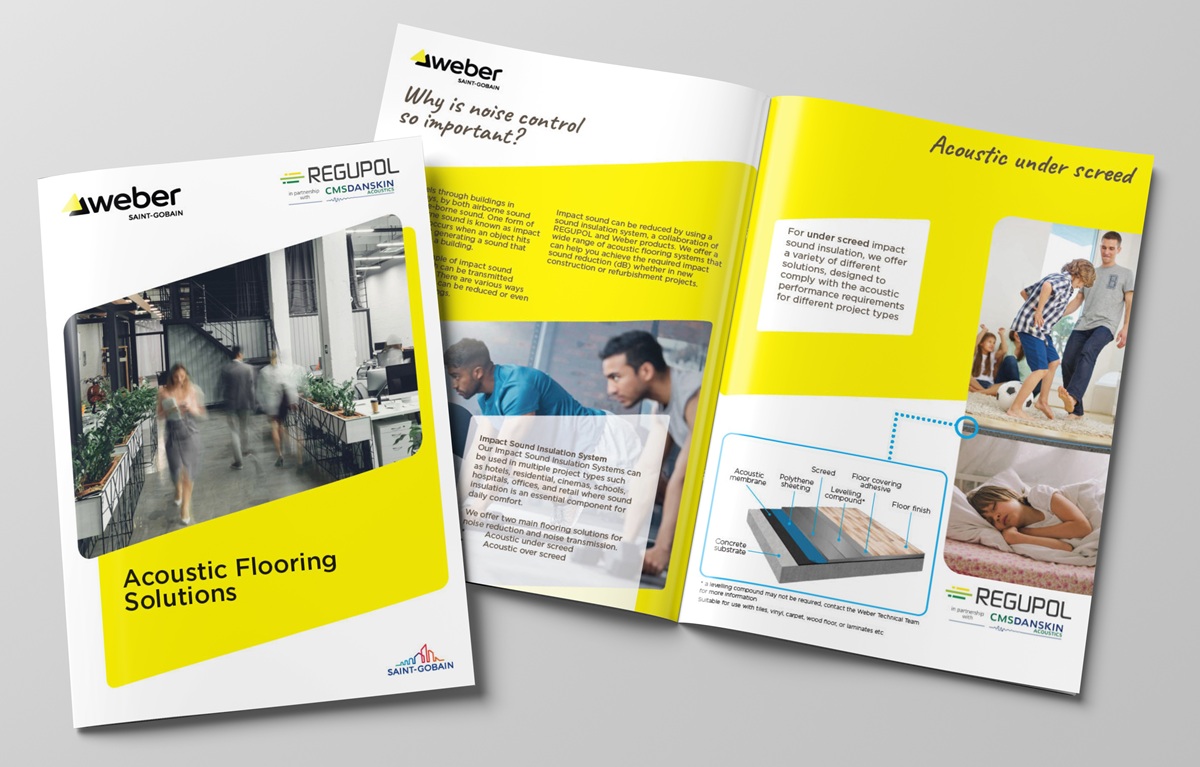 Weber and CMS Danskin Acoustics launch new acoustic floor systems incorporating REGUPOL

Read more: bit.ly/44tcNRQ