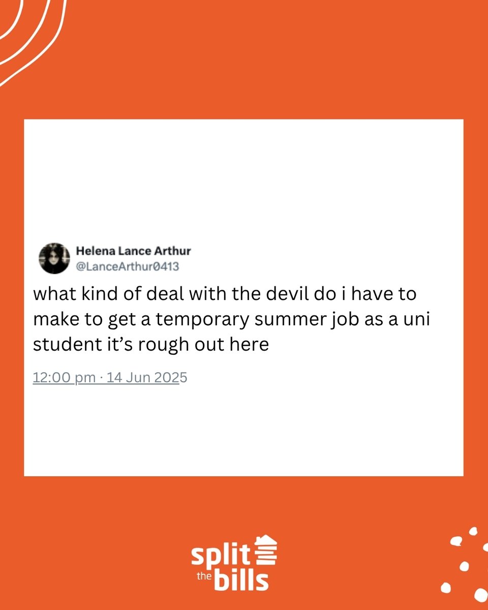Applying for summer jobs can feel like a full-time job... except unpaid and somehow more stressful 😅

If you're job hunting this summer, we’ve got your back - hit the link in our bio to check out our uni jobs blog 🔗

#SummerJobs #JobHuntingTips #StudentJobs #SideHustle #UniJobs